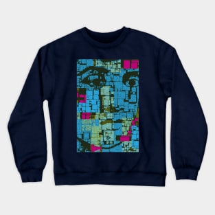 Adela Zamudio III (Blue) Crewneck Sweatshirt